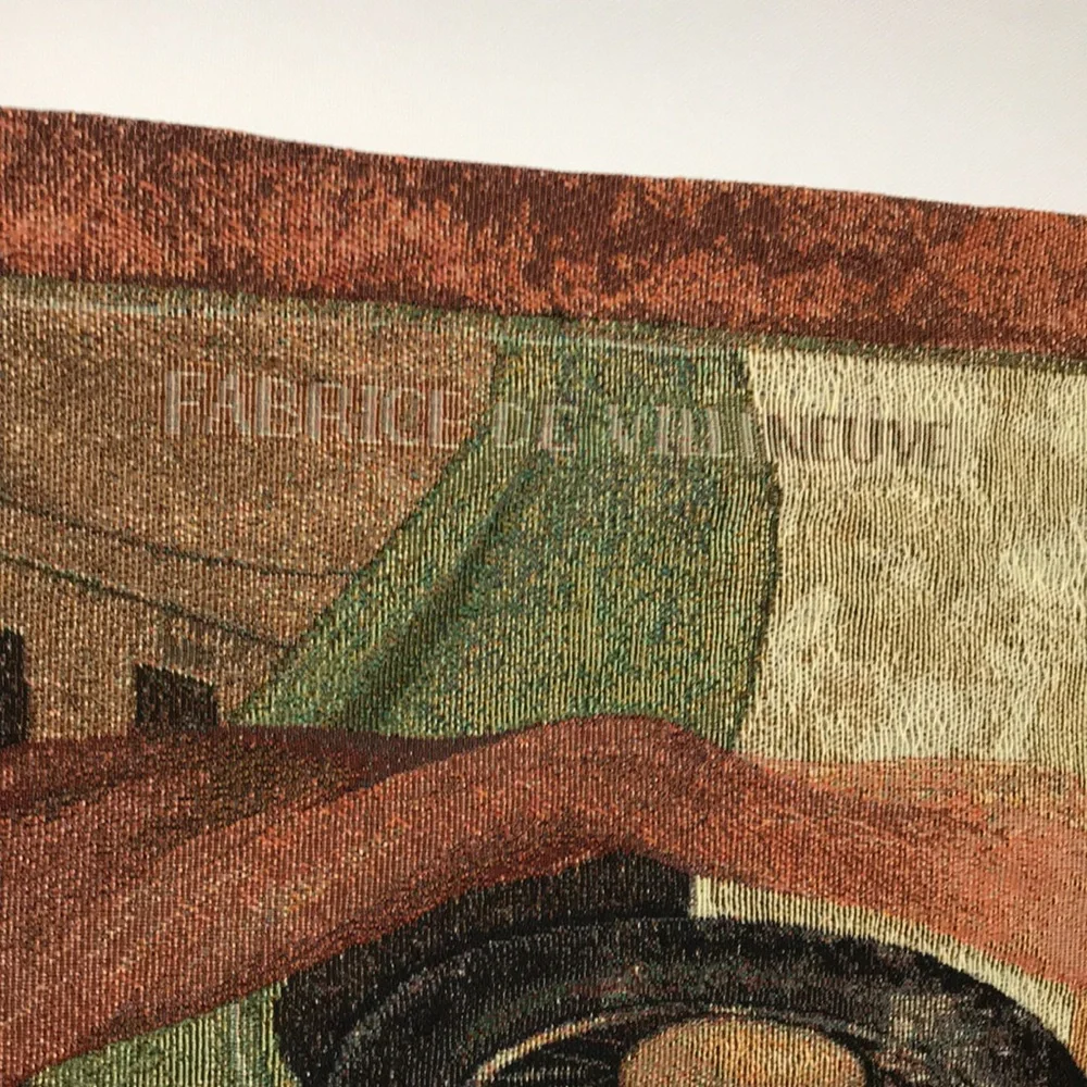 VINTAGE FABRICE de VILLENEUVE 5TH SALON De L'AUTOMOBILE CLUB De Paris Tapestry